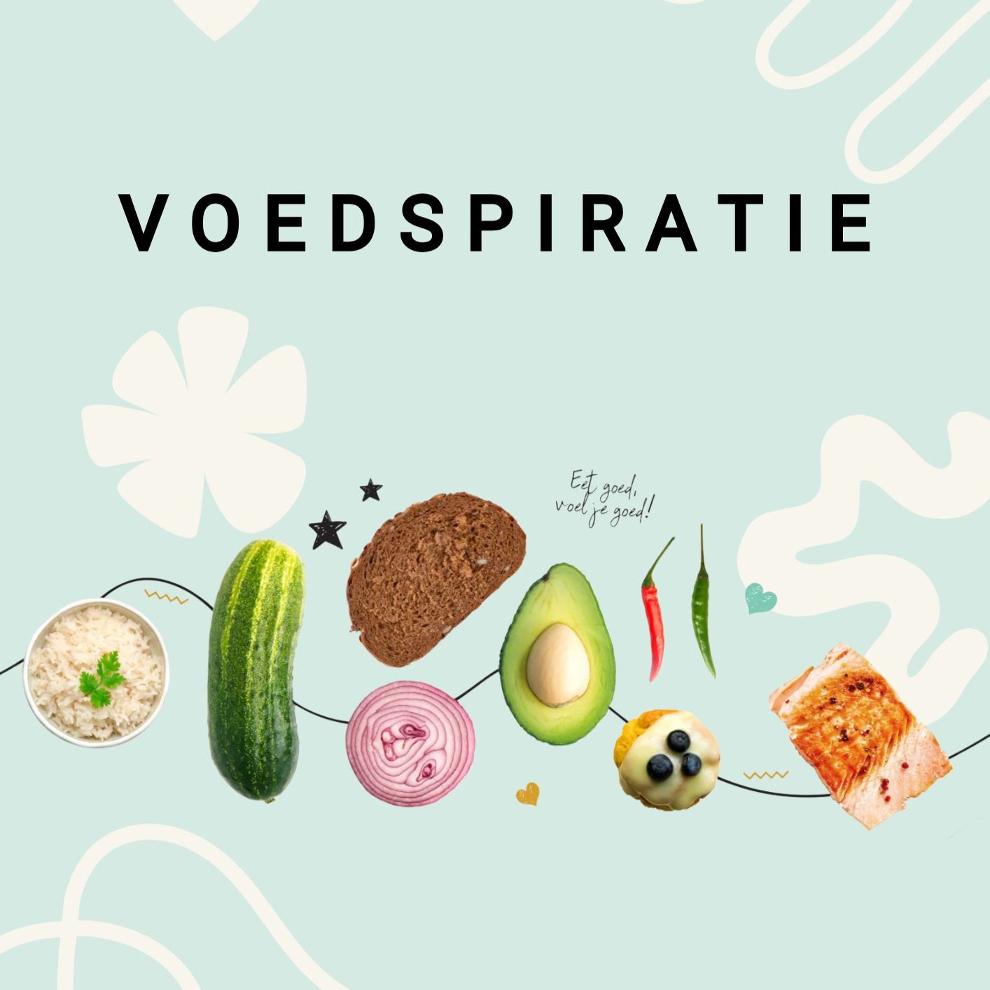 Voedspiratie vierkant